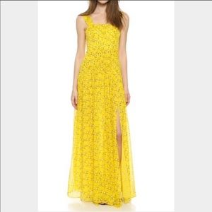 DVF Diane Von Furstenberg Lillie Silk Max Yellow 2